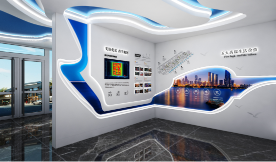 熱烈慶賀九洲盛世成功打造中南·山海壹品地產(chǎn)展廳設(shè)計作品(圖4)