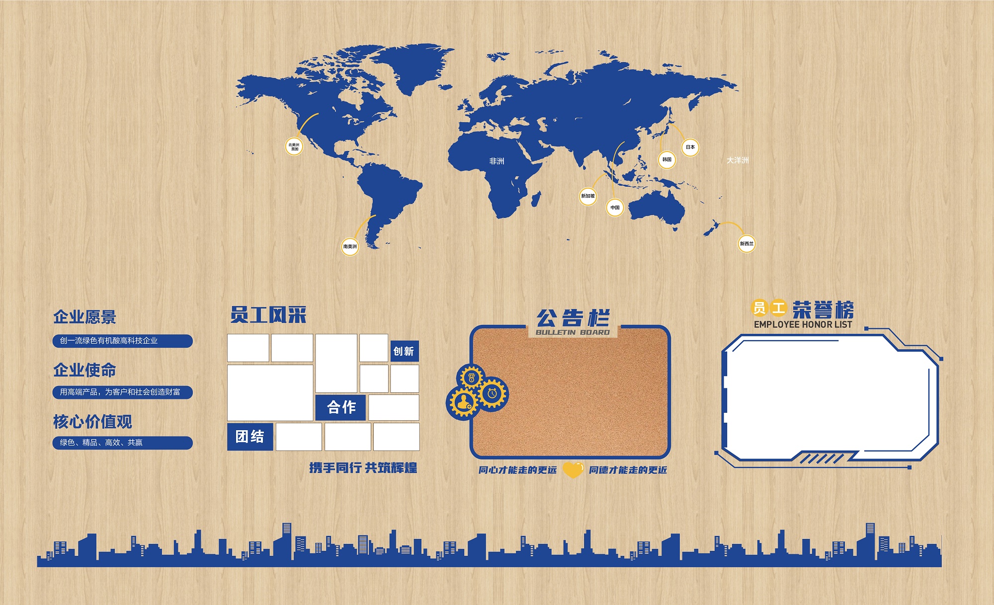 熱烈慶祝九洲盛世青島公司成功合作青島豐達(dá)利新材料有限公司企業(yè)文化展示項(xiàng)目(圖1)